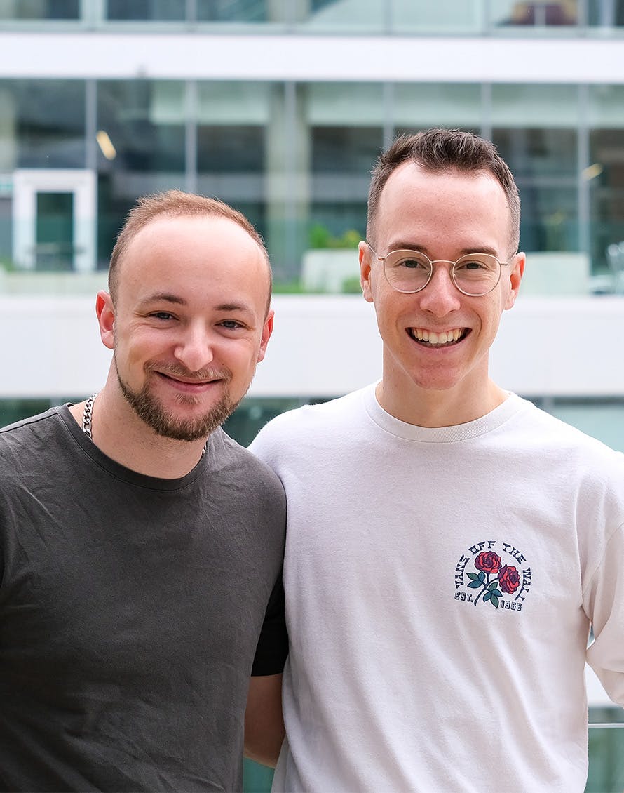 The two cofounders of Altevo